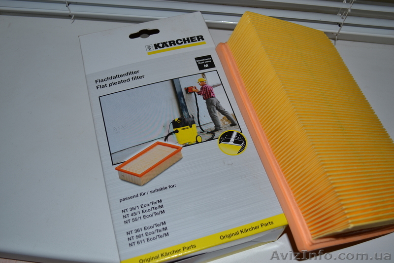 Фильтр для пылесоса Кarcher NT361,NT561,NT611,NT35/1,NT45/1,NT55/1  140гривен - <ro>Изображение</ro><ru>Изображение</ru> #1, <ru>Объявление</ru> #274614