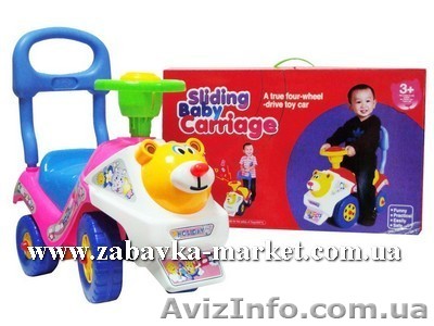 детская машинка-каталка с звуковым сигналом - <ro>Изображение</ro><ru>Изображение</ru> #1, <ru>Объявление</ru> #671905