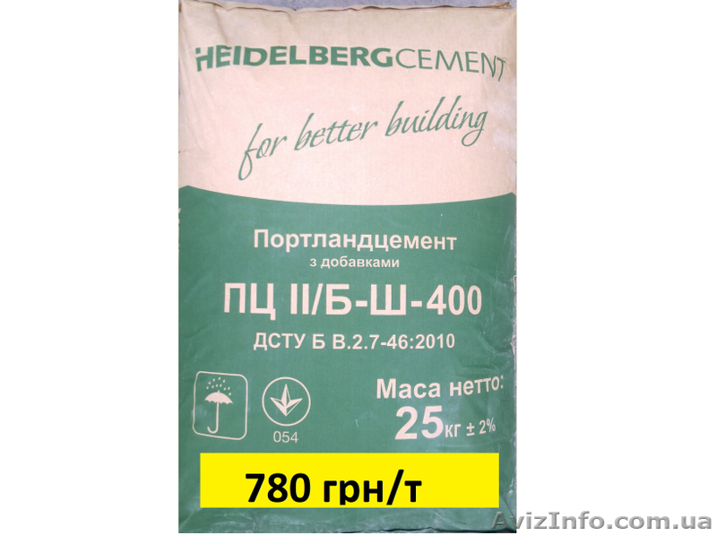 Цемент ПЦ2/Б-Ш 400-780 грн ОПТ. Производство г. Кривой Рог - <ro>Изображение</ro><ru>Изображение</ru> #1, <ru>Объявление</ru> #906278