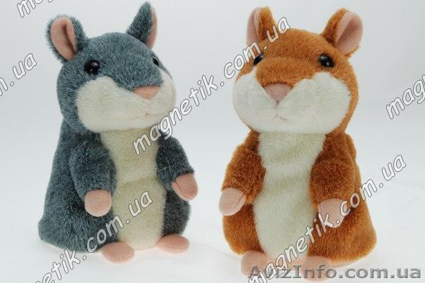 Уникальная мягкая говорящая игрушка - «Говорящий хомяк» - <ro>Изображение</ro><ru>Изображение</ru> #1, <ru>Объявление</ru> #913801