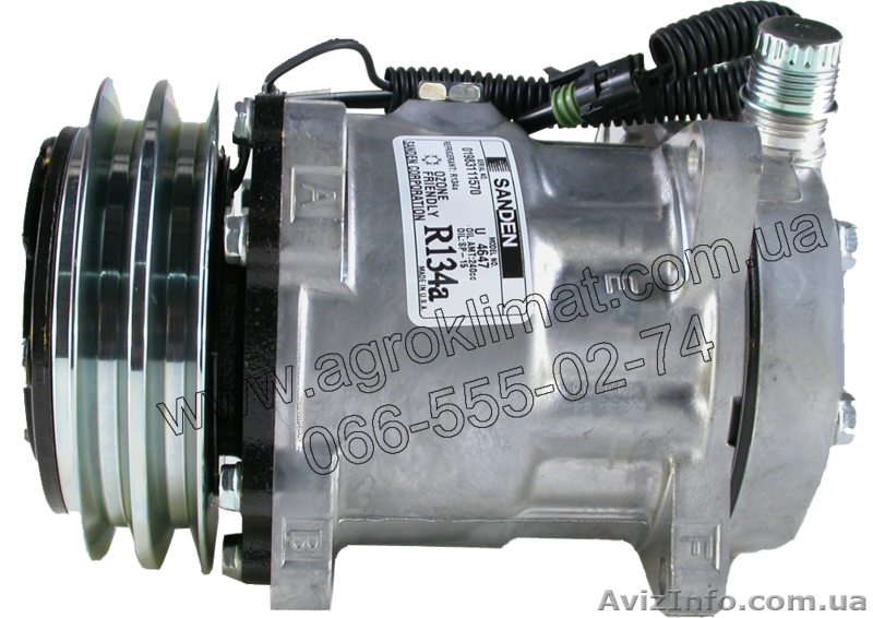 Компрессор Sanden 7H15  модель 4647 - <ro>Изображение</ro><ru>Изображение</ru> #1, <ru>Объявление</ru> #1534470