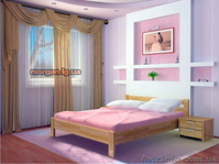 Кровать Рената из клееного щита - <ro>Изображение</ro><ru>Изображение</ru> #1, <ru>Объявление</ru> #558524