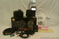 NIKON D40 Kit 18-55 + ВСПЫШКА NISSIN - <ro>Изображение</ro><ru>Изображение</ru> #2, <ru>Объявление</ru> #873820