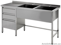 Производство мебель из нержавеющей стали на заказ: столы, мойки, полки, стеллажи - <ro>Изображение</ro><ru>Изображение</ru> #2, <ru>Объявление</ru> #965554