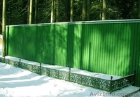 Заборы и ворота из профнастила - <ro>Изображение</ro><ru>Изображение</ru> #10, <ru>Объявление</ru> #1050220