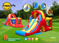 Батут с горкой надувной  «Мега-горка» - <ro>Изображение</ro><ru>Изображение</ru> #1, <ru>Объявление</ru> #1054458
