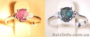 кольцо  с  александритом