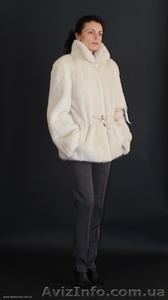 шуба норковая - цвет перл