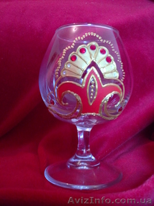 Ропись бокалов.Оригинальные бокалы.Харьков.