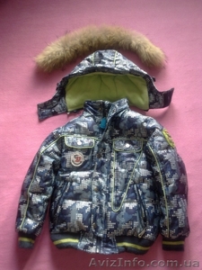 Продам детскую куртку-пуховик и комбинезон на мальчика - <ro>Изображение</ro><ru>Изображение</ru> #1, <ru>Объявление</ru> #1029703