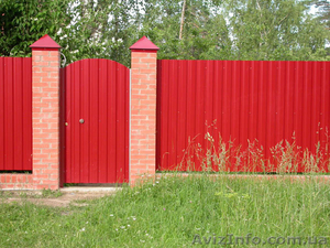 Заборы и ворота из профнастила - <ro>Изображение</ro><ru>Изображение</ru> #9, <ru>Объявление</ru> #1050220