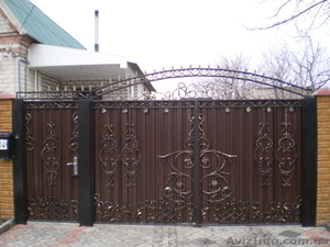Заборы и ворота из профнастила - <ro>Изображение</ro><ru>Изображение</ru> #1, <ru>Объявление</ru> #1050220