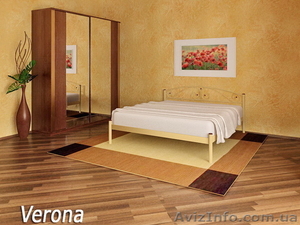 Кровать металлическая Верона 200x160 (Метакам, Украина) - <ro>Изображение</ro><ru>Изображение</ru> #1, <ru>Объявление</ru> #1053943