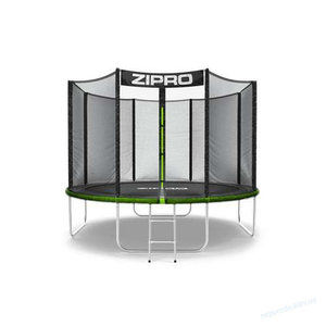 Батут 312 см черно-зеленый Zipro Jump Pro с наружной сеткой
