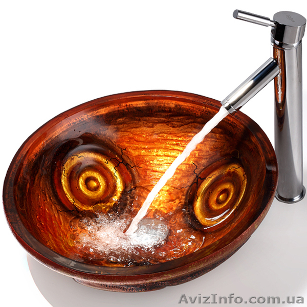 Высококачественные стеклянные умывальники KRAUS - <ro>Изображение</ro><ru>Изображение</ru> #2, <ru>Объявление</ru> #678755