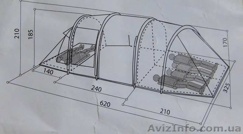 Палатка размером с однокомнатную квартиру (Германия) Новая - <ro>Изображение</ro><ru>Изображение</ru> #2, <ru>Объявление</ru> #777850