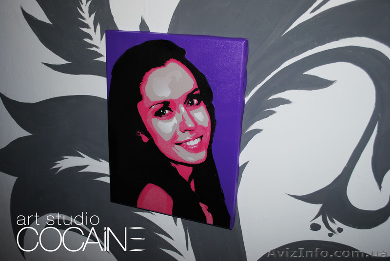 портрет в стиле поп-арт . Лучший подарок к Новому году  - <ro>Изображение</ro><ru>Изображение</ru> #2, <ru>Объявление</ru> #795306