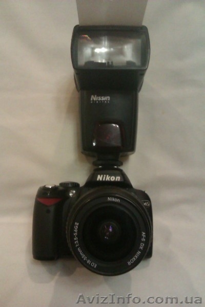 NIKON D40 Kit 18-55 + ВСПЫШКА NISSIN - <ro>Изображение</ro><ru>Изображение</ru> #5, <ru>Объявление</ru> #873820