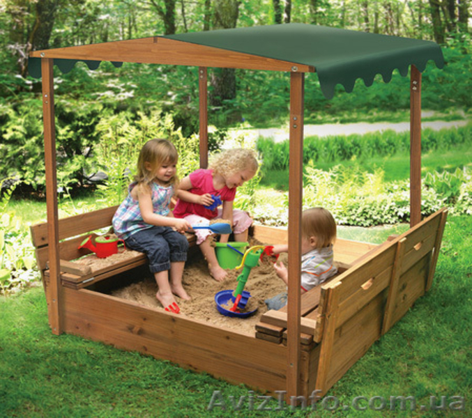 Песочница деревянная детская  Артемон - <ro>Изображение</ro><ru>Изображение</ru> #1, <ru>Объявление</ru> #1054453
