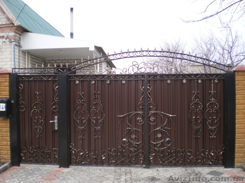 Заборы и ворота из профнастила - <ro>Изображение</ro><ru>Изображение</ru> #1, <ru>Объявление</ru> #1050220