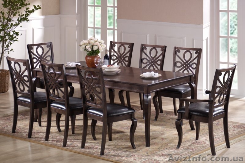 Стол обеденный Аллегра дуб дымчатый (Domini, Малайзия) - <ro>Изображение</ro><ru>Изображение</ru> #1, <ru>Объявление</ru> #1082368