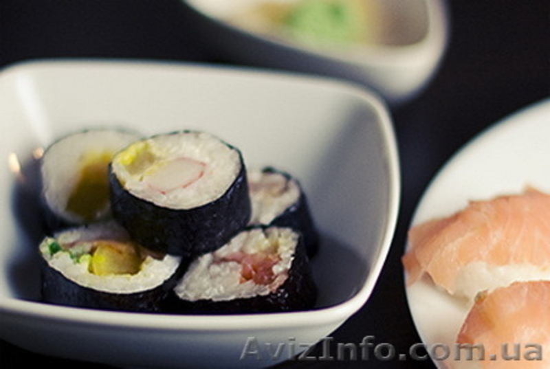 Доставка еды (суши, роллов и пр.) на дом и офис в Краснодоне - <ro>Изображение</ro><ru>Изображение</ru> #1, <ru>Объявление</ru> #1482186