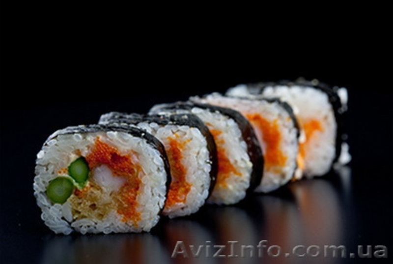 Доставка еды (суши, роллов и пр.) на дом и офис в Краснодоне - <ro>Изображение</ro><ru>Изображение</ru> #2, <ru>Объявление</ru> #1482186